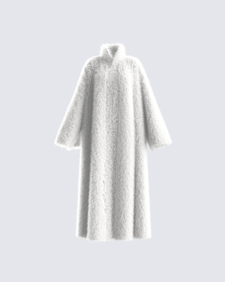Women's ivory coat – FINESSE