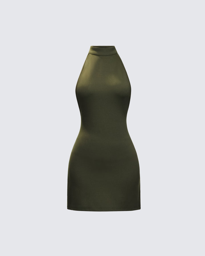 Women's olive dress – FINESSE