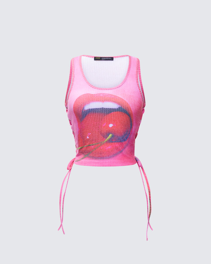 Women's pink tank top – FINESSE