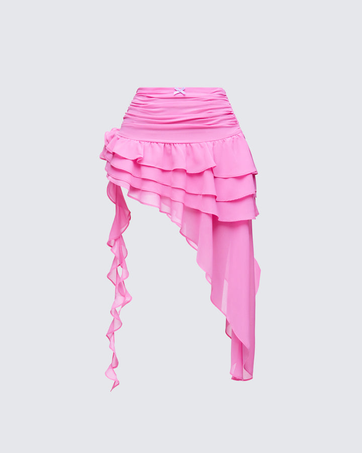 Women's red mini skirt – FINESSE