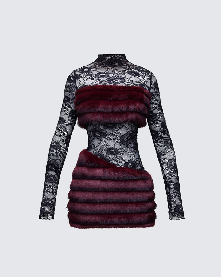 Women's red mini dress – FINESSE
