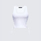 Women's white tank top – FINESSE