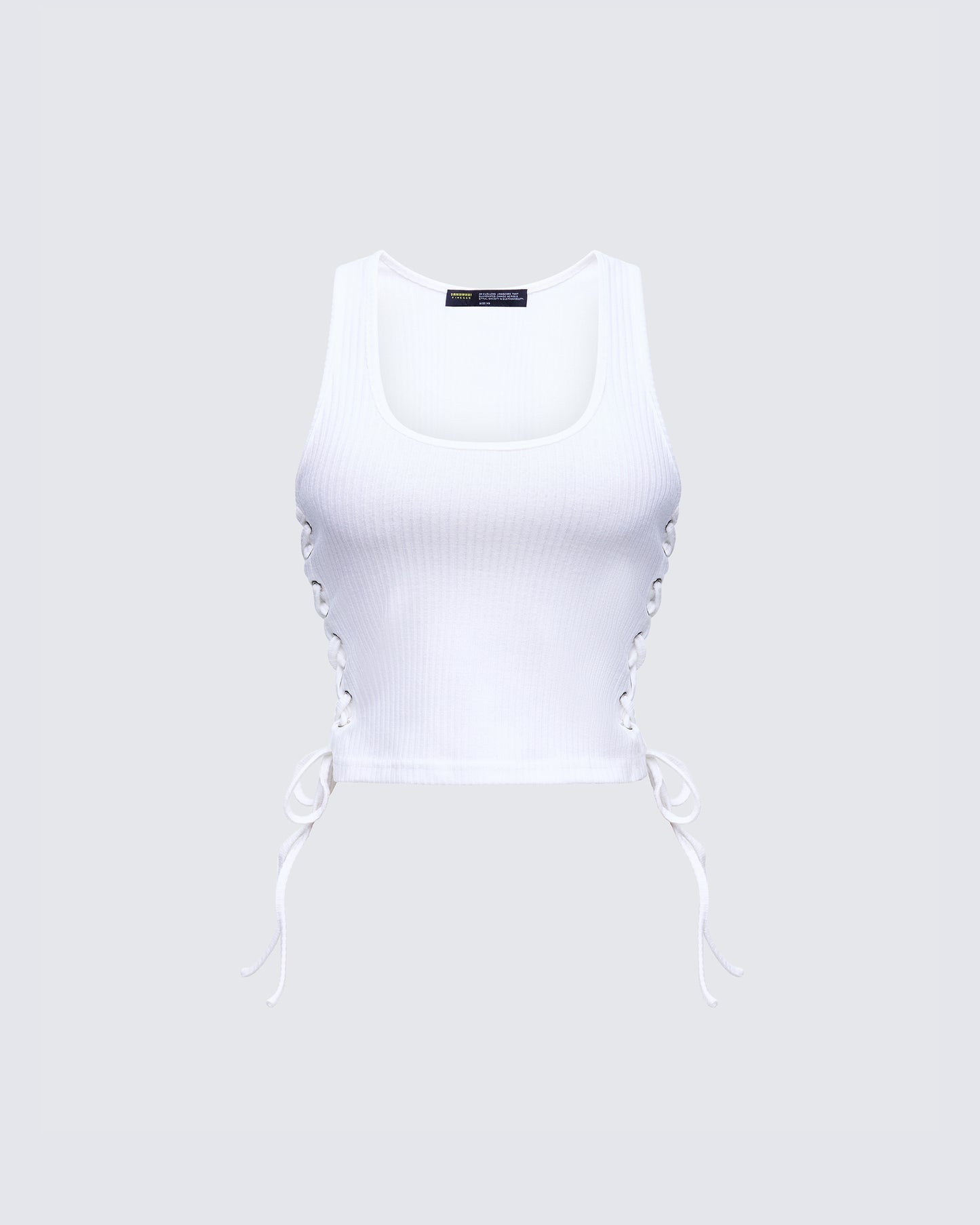 Women's white tank top – FINESSE