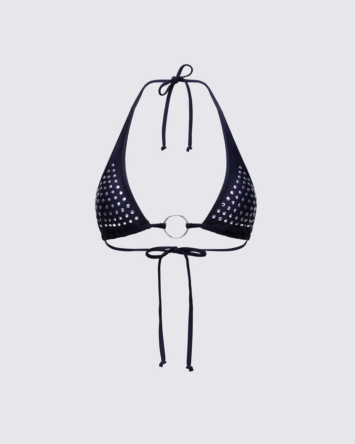 Women's leather matching set close-up detail – FINESSE