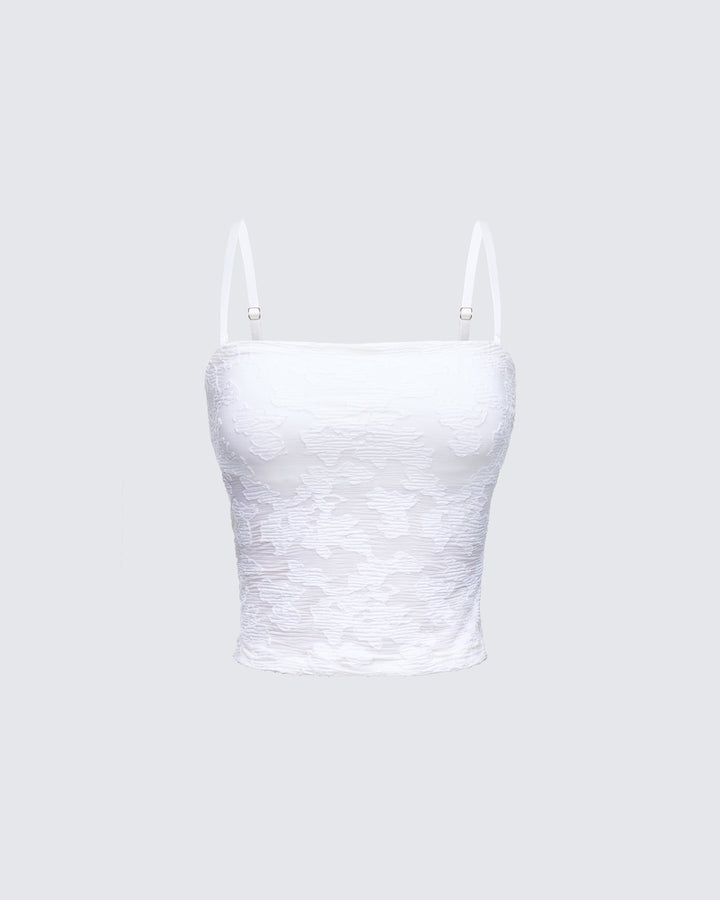 Women's white top – FINESSE