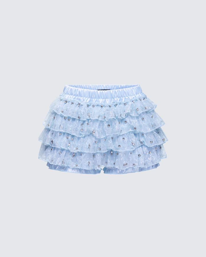 Women's blue shorts – FINESSE