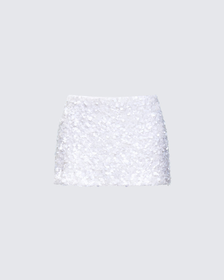 Women's silver mini skirt – FINESSE