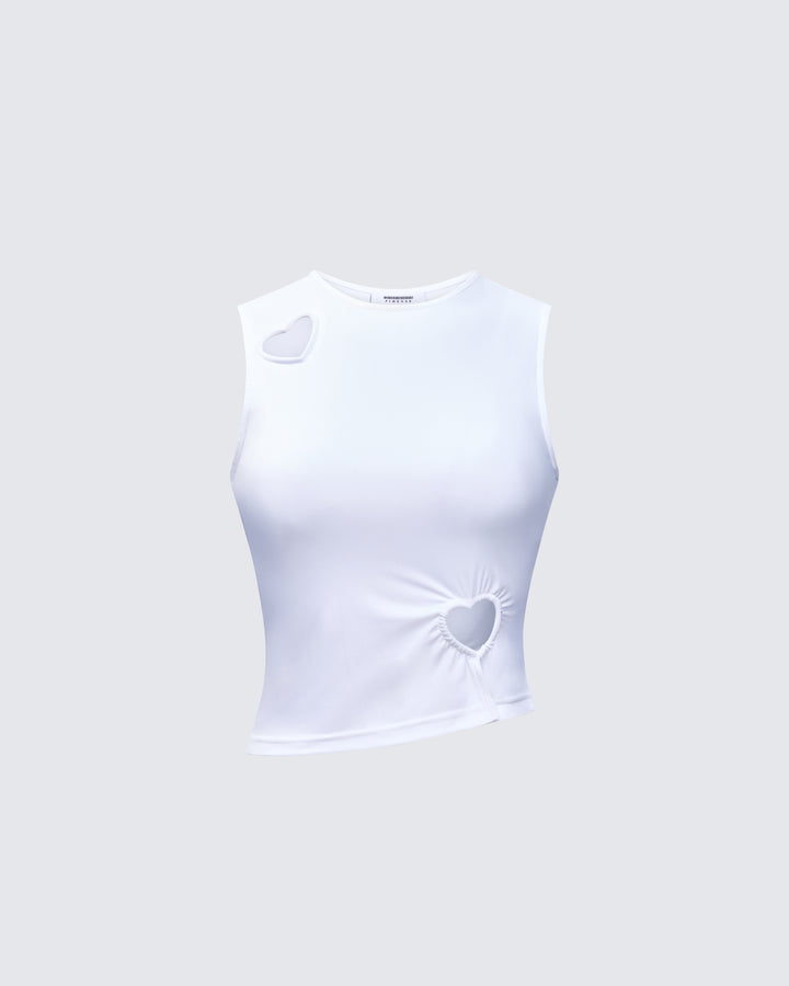 Women's white top – FINESSE