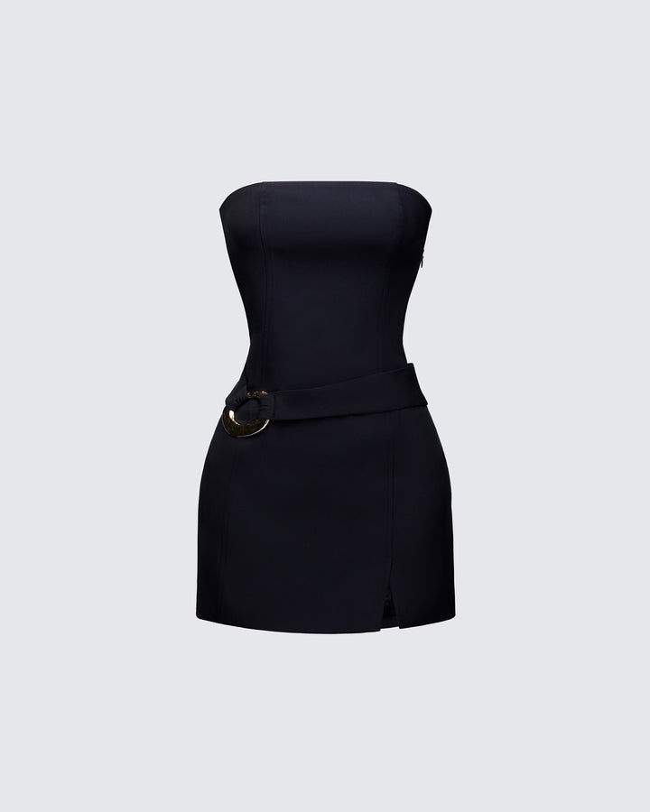Women's black dress – FINESSE
