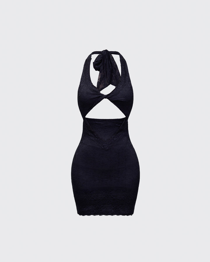 Women's black mini dress – FINESSE