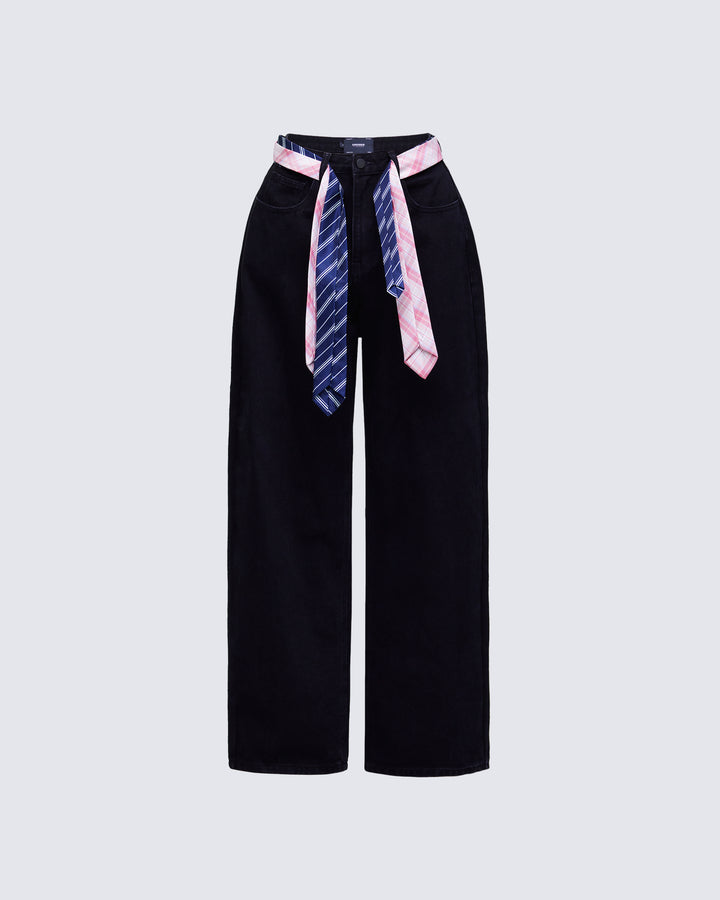 Women's black cotton bottoms – FINESSE