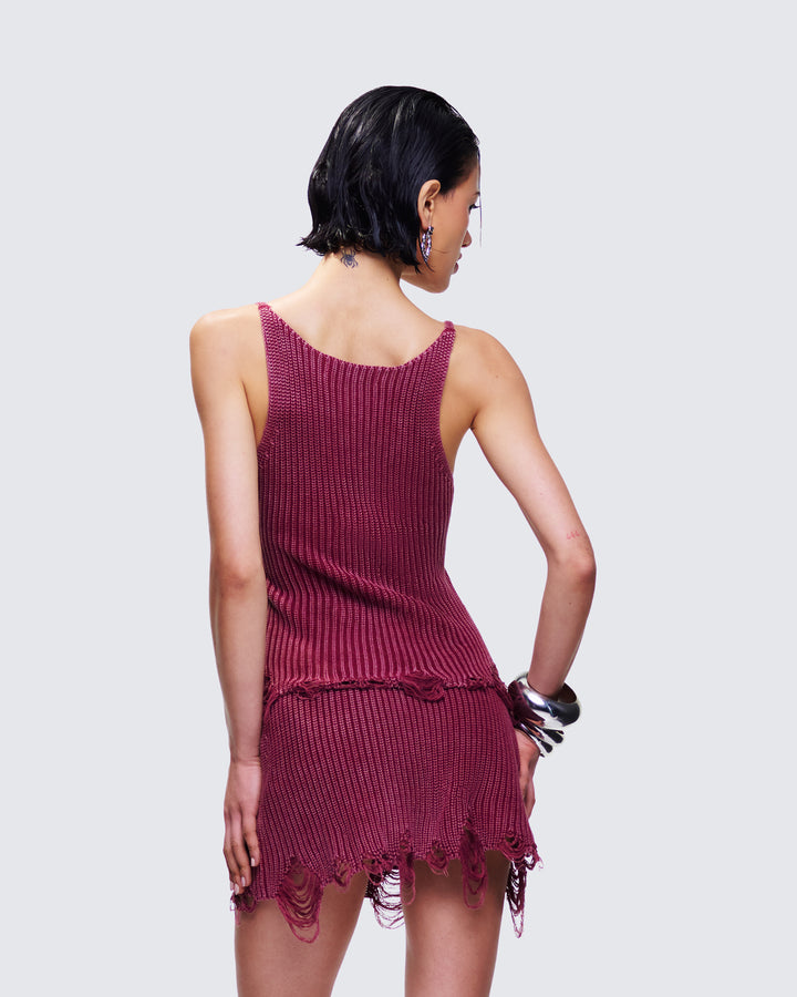 Women's tan cotton tank top close-up detail – FINESSE