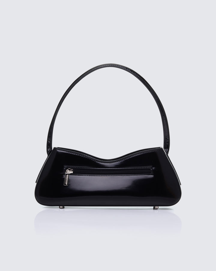 Icon Leather Black 90's Shoulder Bag