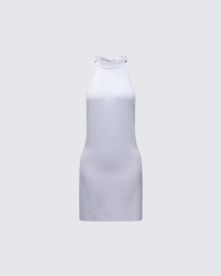 Women's grey mini dress – FINESSE