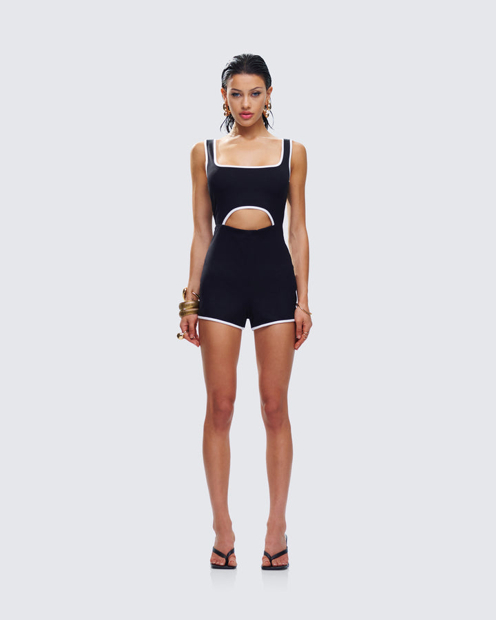 Women's black jumpsuits & rompers close-up detail – FINESSE