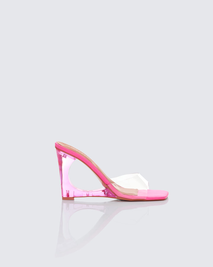 Women's pink sandals – FINESSE