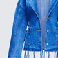 Kumi Blue Denim Macrame Jacket