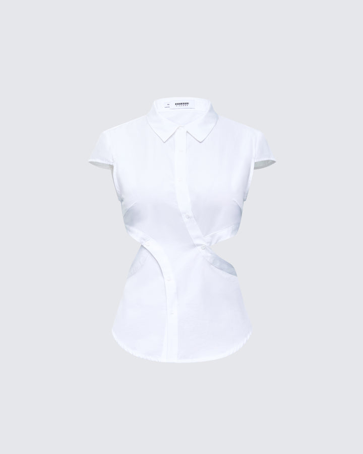 Women's cotton matching set alternate angle – FINESSE