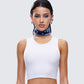 Blue choker close-up detail – FINESSE