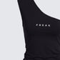 Women's black top front view – FINESSE