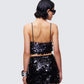 Mondana Black Sequin Cami Top