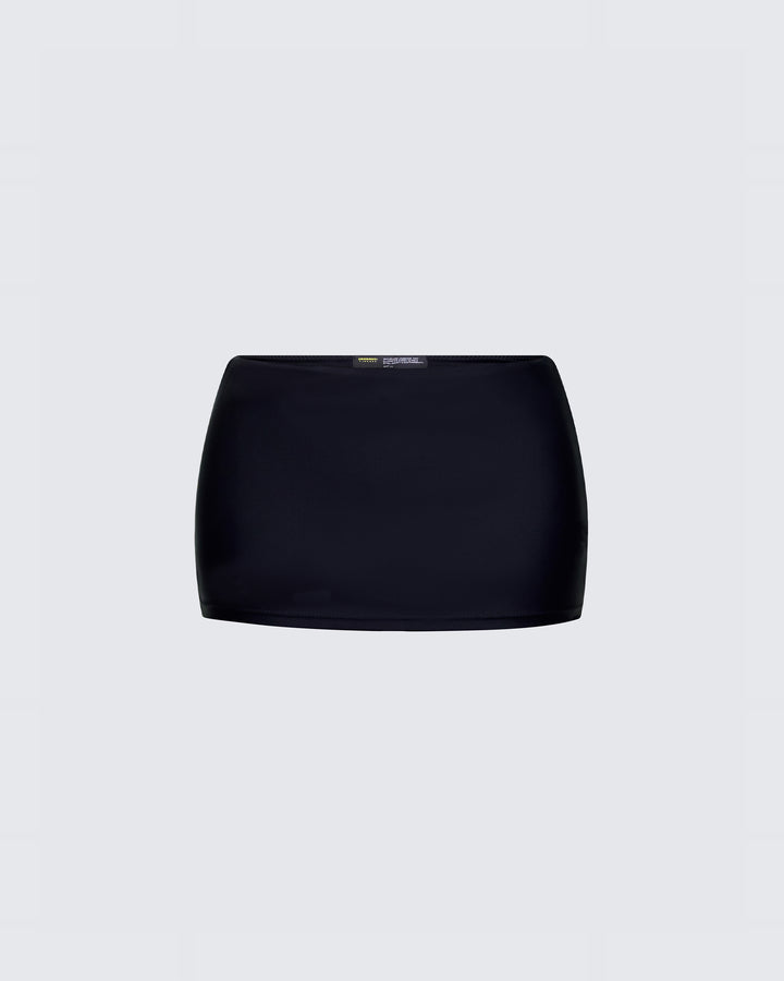 Women's black mini skirt – FINESSE