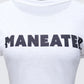 Women's white cotton top alternate angle – FINESSE