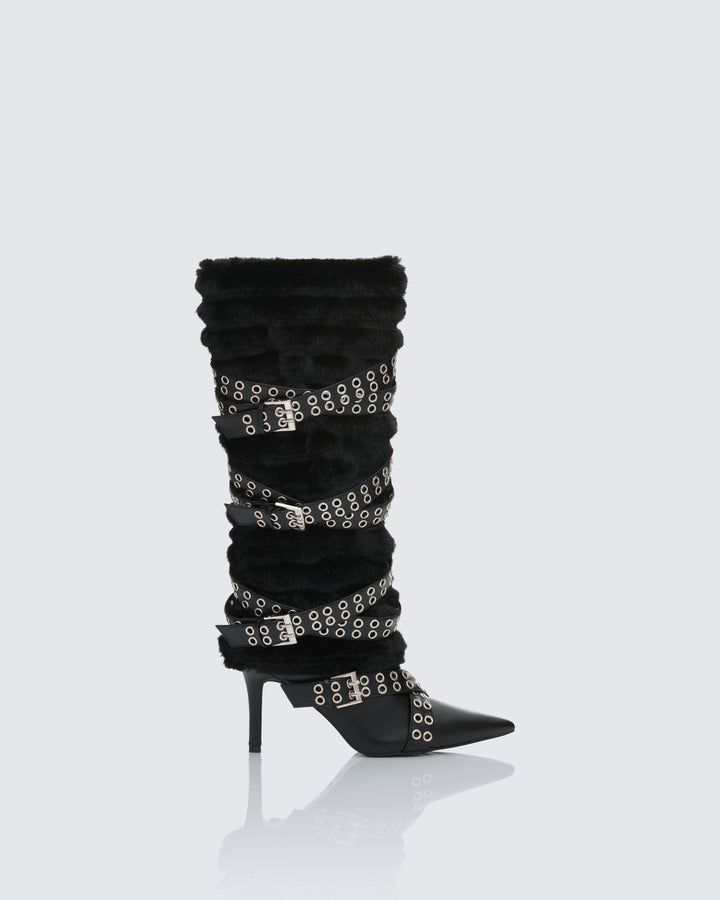 Women's black boots – FINESSE