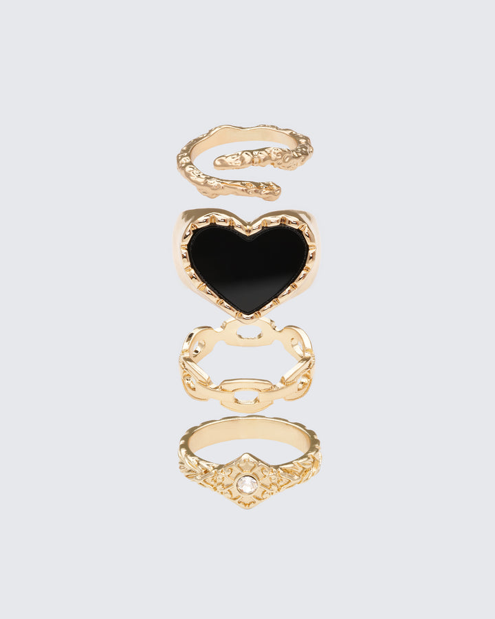 Women's gold matching set – FINESSE