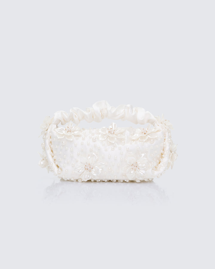 Ivory shoulder bag – FINESSE