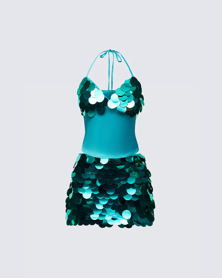 Women's green matching set – FINESSE