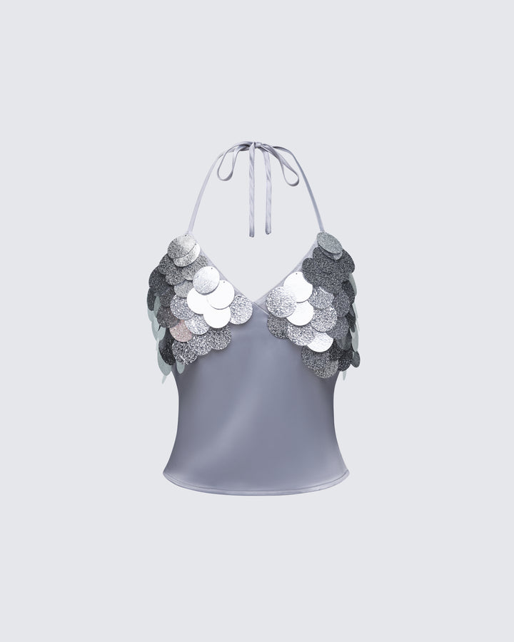 Women's silver top – FINESSE