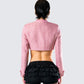 Women's pink jacket alternate angle – FINESSE