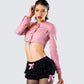Women's cotton matching set alternate angle – FINESSE
