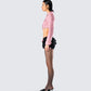 Women's cotton matching set alternate angle – FINESSE