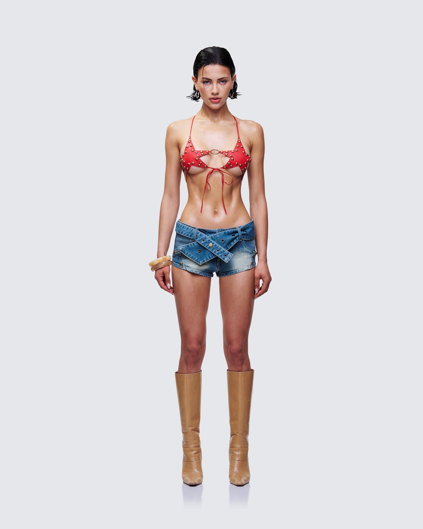 Women's cotton matching set front view – FINESSE