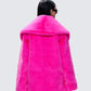 Women's pink jacket close-up detail – FINESSE