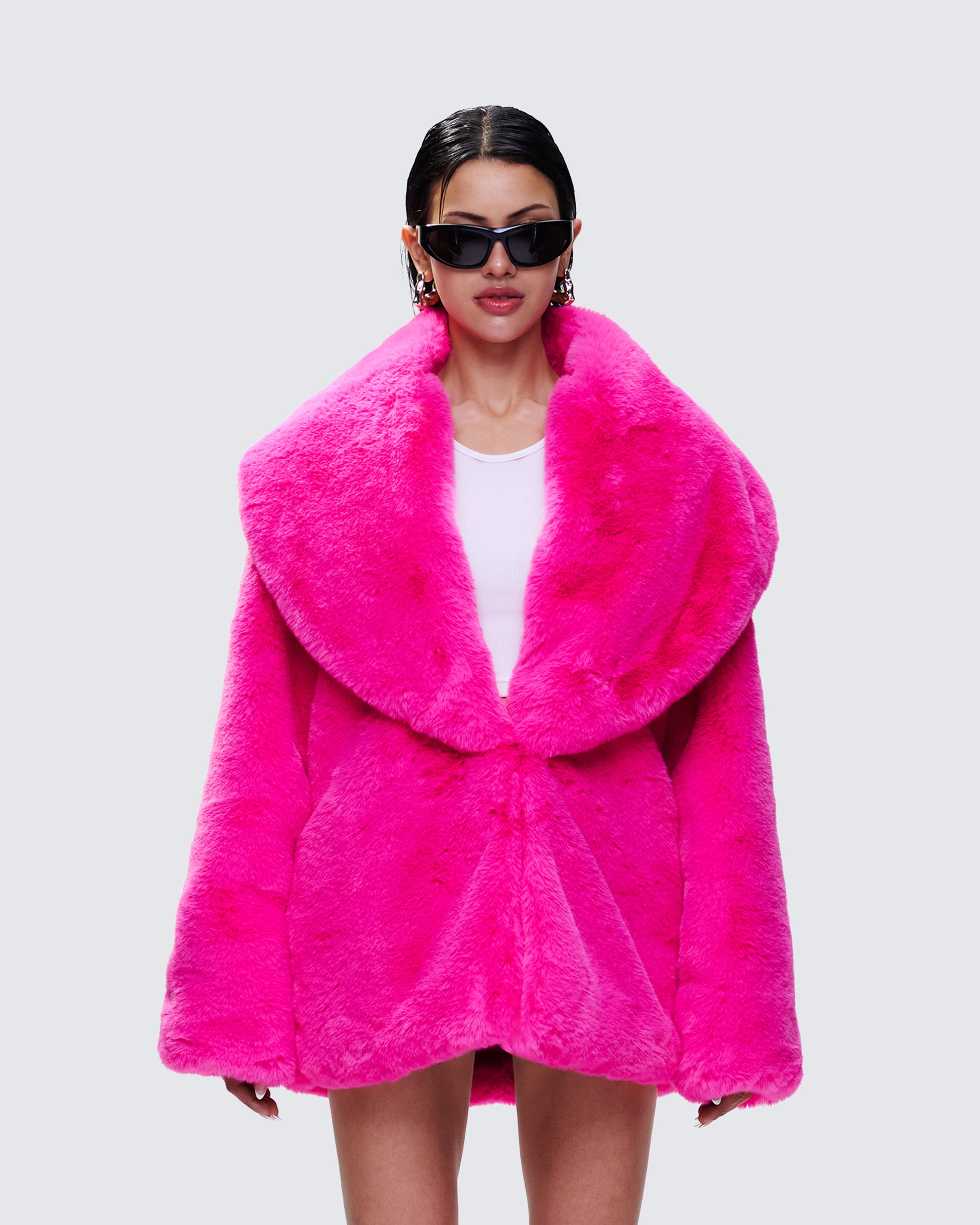 Women's pink jacket front view – FINESSE