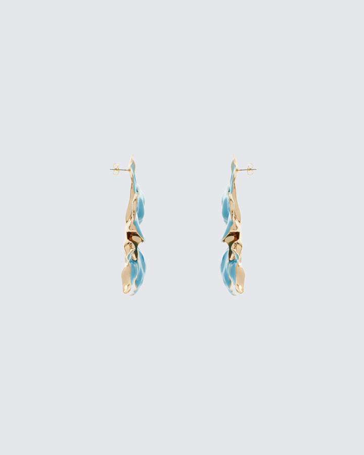 Sabira Blue Orchid Earrings