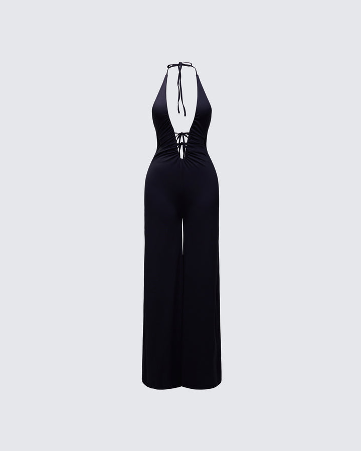 Women's black jumpsuit – FINESSE