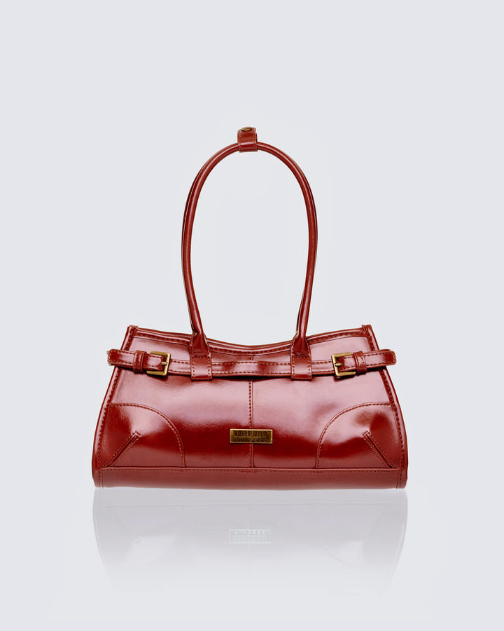 Brown shoulder bag – FINESSE
