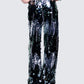 Women's silver pants close-up detail – FINESSE