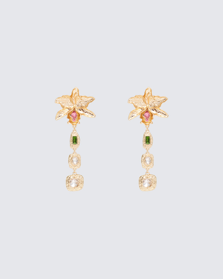 Gold earrings – FINESSE