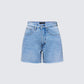 Women's blue cotton shorts – FINESSE